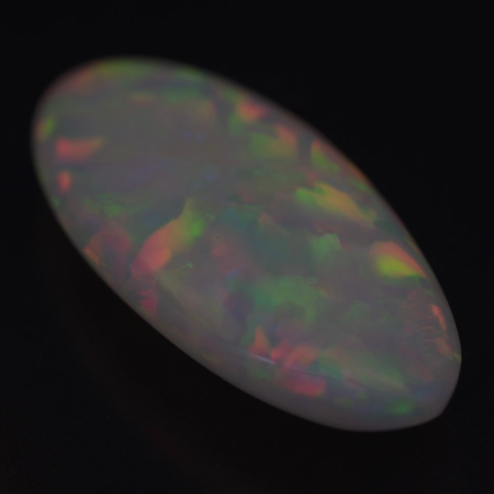 25.27 Karat, magische Regenbogenfarben, natürlicher äthiopischer Welo Opal - Excélsion Opal