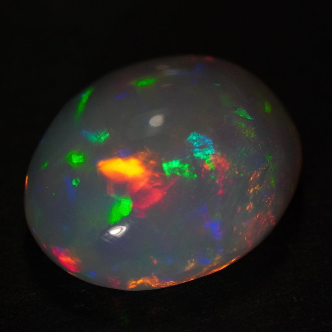 12.99 Karat, traumhafte Regenbogenfarben, natürlicher äthiopischer Welo-Opal - Excélsion Opal
