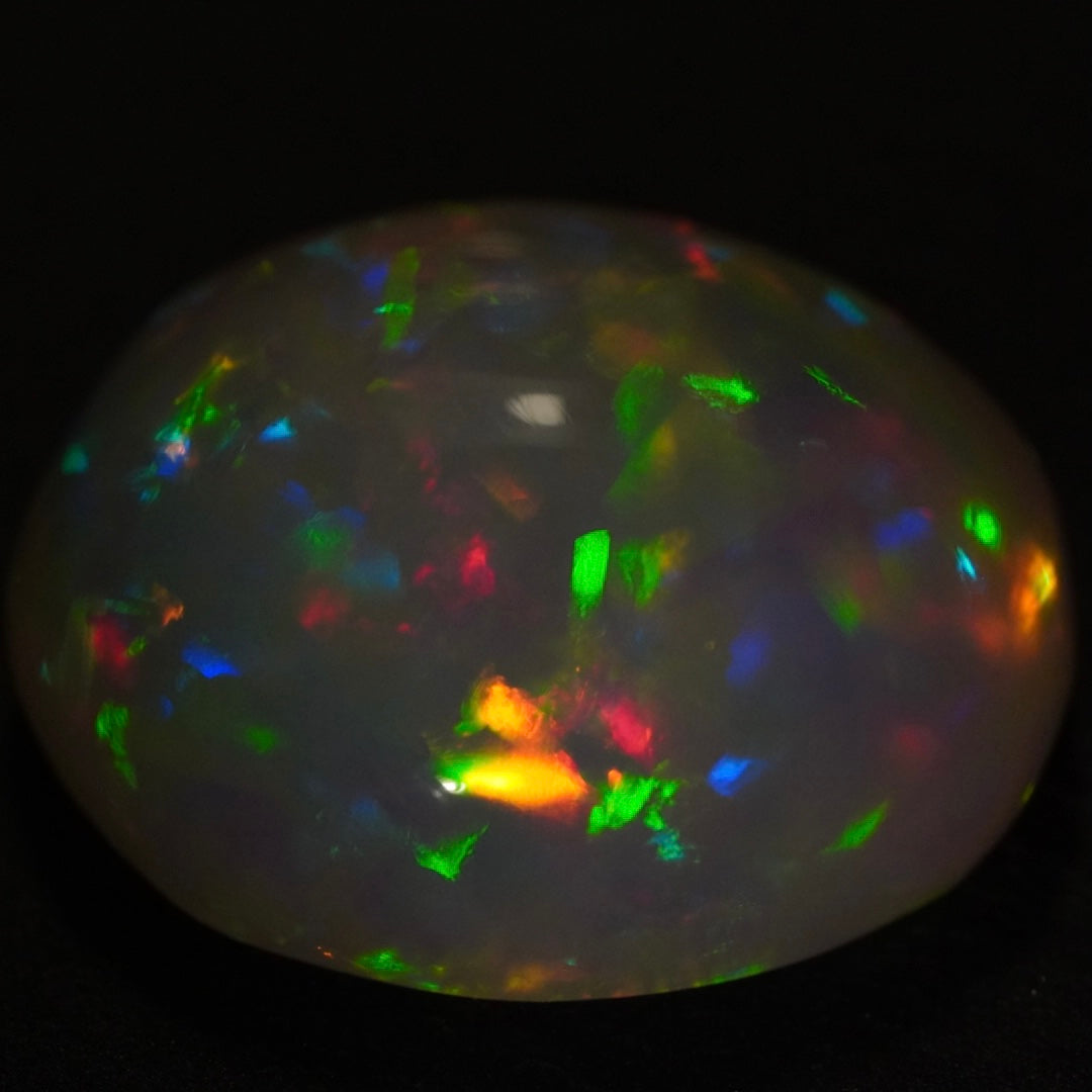 12.99 Karat, traumhafte Regenbogenfarben, natürlicher äthiopischer Welo-Opal - Excélsion Opal