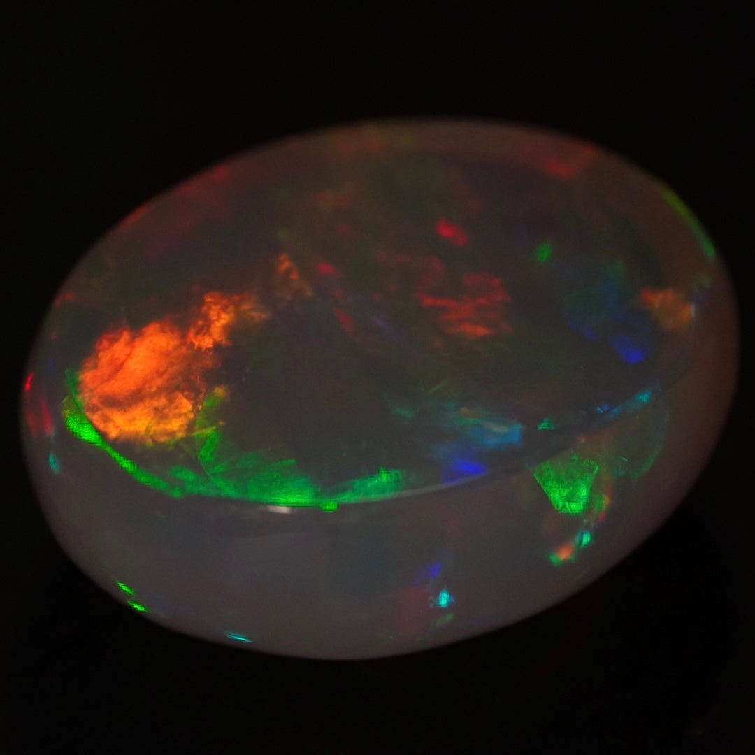 12.99 Karat, traumhafte Regenbogenfarben, natürlicher äthiopischer Welo-Opal - Excélsion Opal
