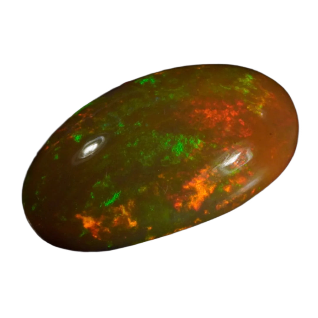 5.02 Karat wunderschönes Farbspektakel, äthiopischer Welo-Opal - Sépia Opal