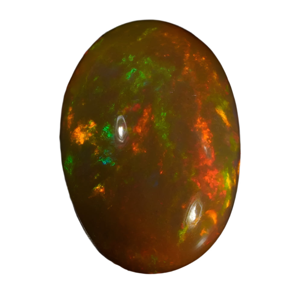 5.02 Karat wunderschönes Farbspektakel, äthiopischer Welo-Opal - Sépia Opal