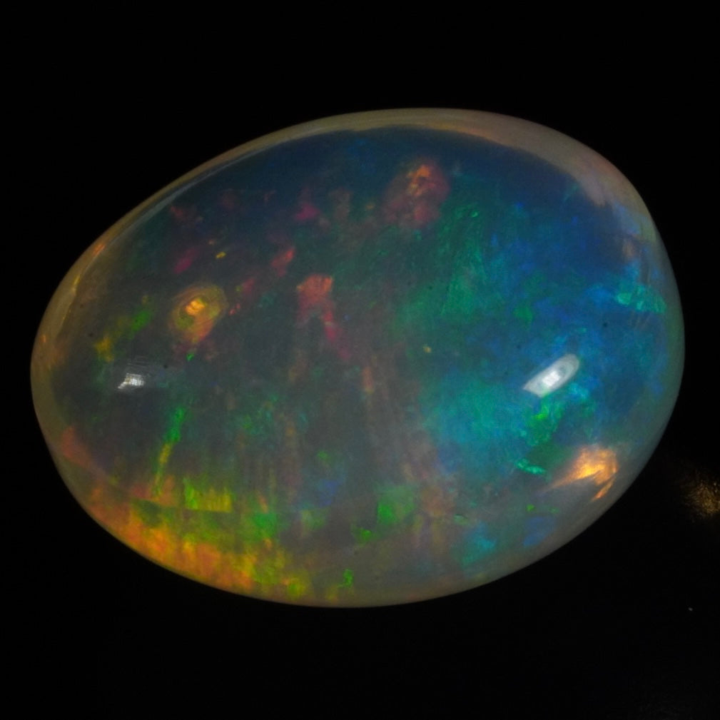 7.97 Karat traumhaftes Galaxienmuster, äthiopischer Welo-Opal - Éclaire Opal