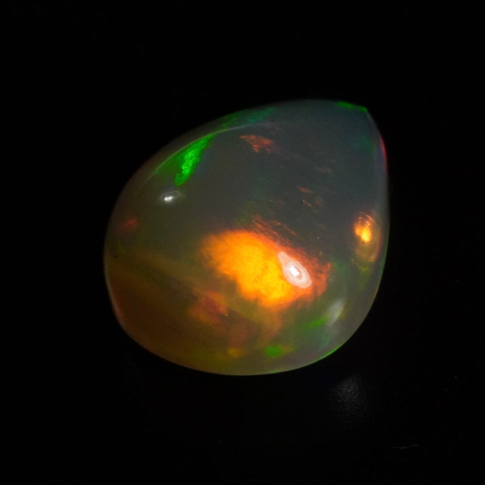 2.87 Karat exklusiver, natürlicher äthiopischer Welo-Opal - Sépia Opal