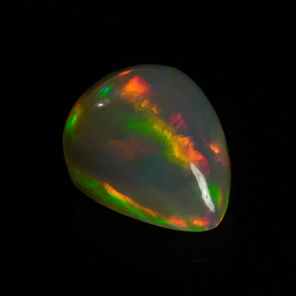 2.87 Karat exklusiver, natürlicher äthiopischer Welo-Opal - Sépia Opal