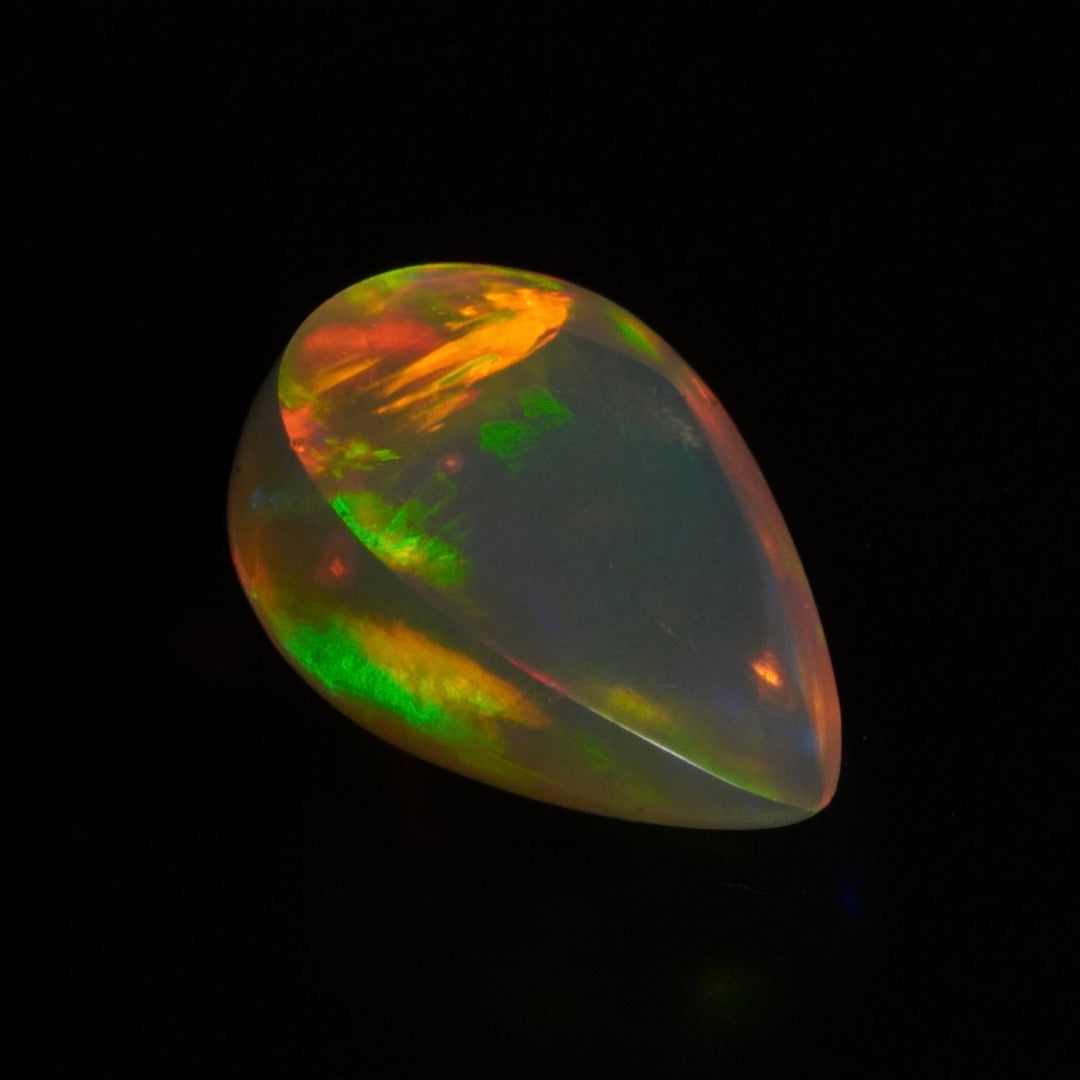 2.87 Karat exklusiver, natürlicher äthiopischer Welo-Opal - Sépia Opal