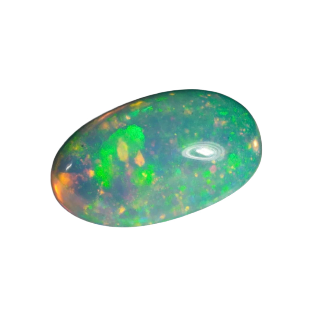 1.66 carats of beautifully sparkling Ethiopian color Welo Opal - Juvénile Opal