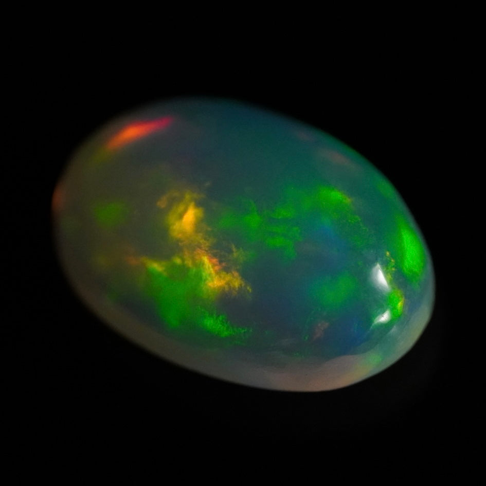 1.99 Karat exklusiver, echter äthiopischer Farb-Welo-Opal - Éclaire Opal