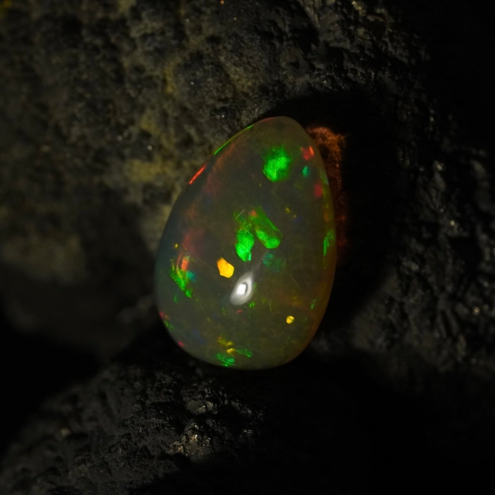 1.70 Karat fabelhafter, natürlicher äthiopischer Farb-Welo-Opal - Sépia Opal