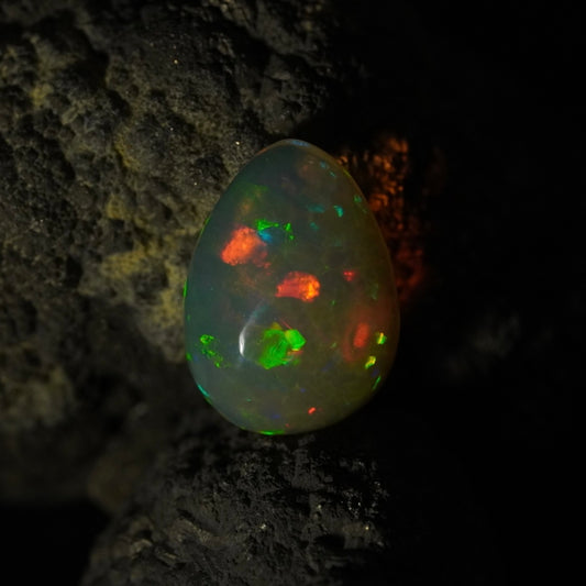 1.70 Karat fabelhafter, natürlicher äthiopischer Farb-Welo-Opal - Sépia Opal