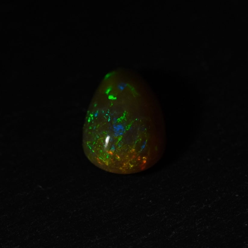 2.81 Karat exklusiver, natürlicher äthiopischer Farb-Welo-Opal - Sépia Opal
