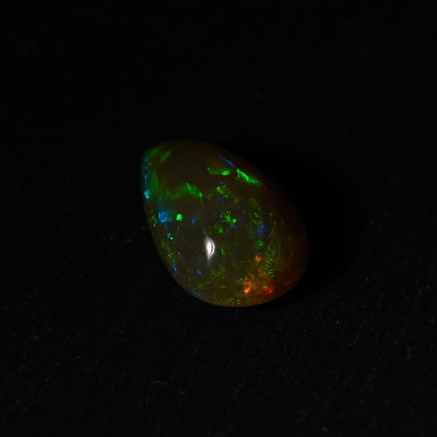 2.81 Karat exklusiver, natürlicher äthiopischer Farb-Welo-Opal - Sépia Opal