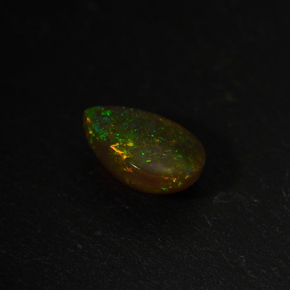 2.81 Karat exklusiver, natürlicher äthiopischer Farb-Welo-Opal - Sépia Opal