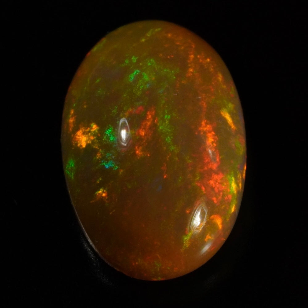 5.02 Karat wunderschönes Farbspektakel, äthiopischer Welo-Opal - Sépia Opal