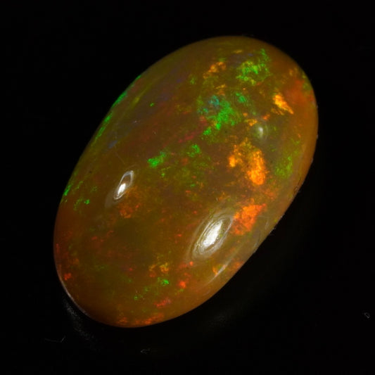 5.02 Karat wunderschönes Farbspektakel, äthiopischer Welo-Opal - Sépia Opal