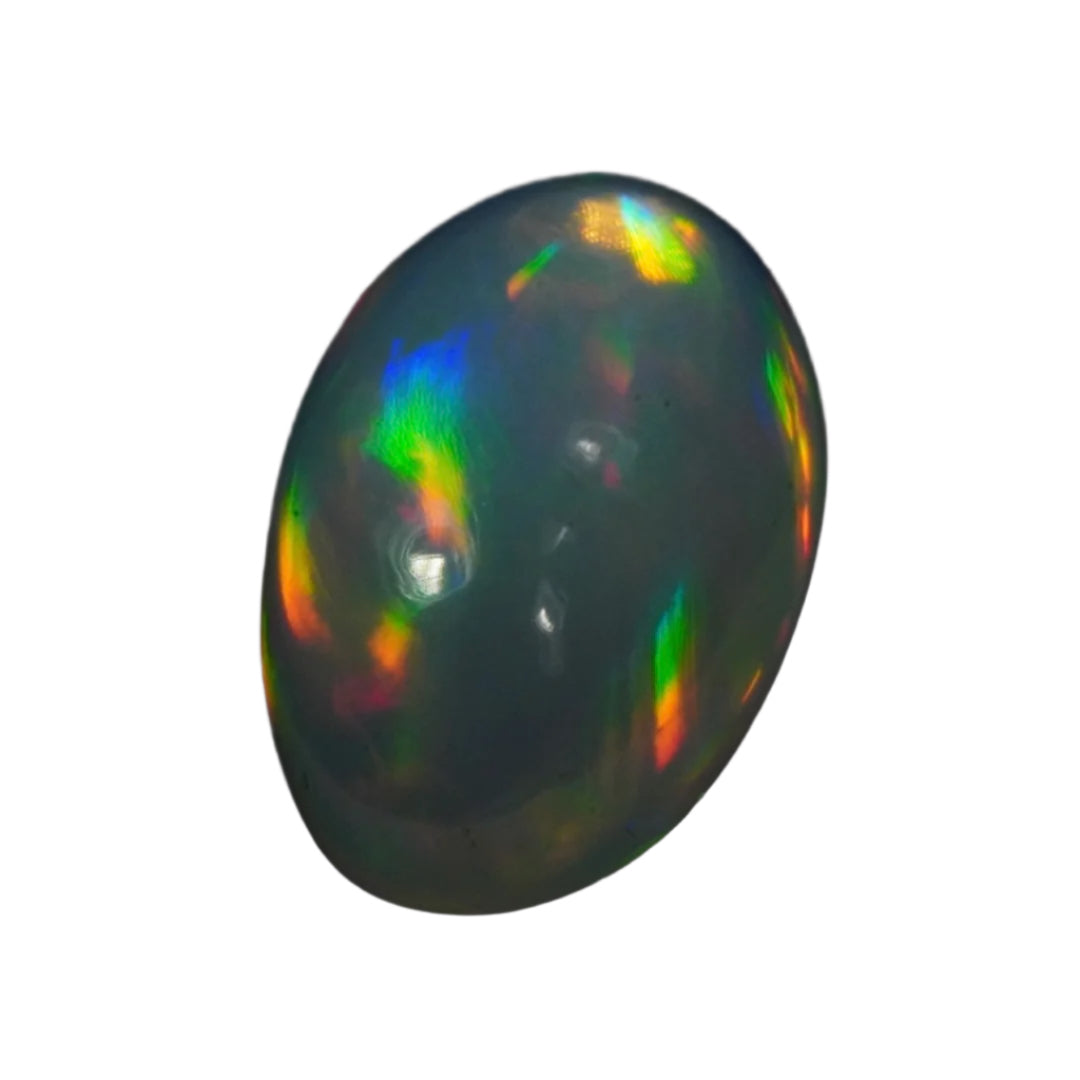 2.89 Karat spektakuläres Farbspiel, natürlicher äthiopischer Welo-Opal - Éclaire Opal