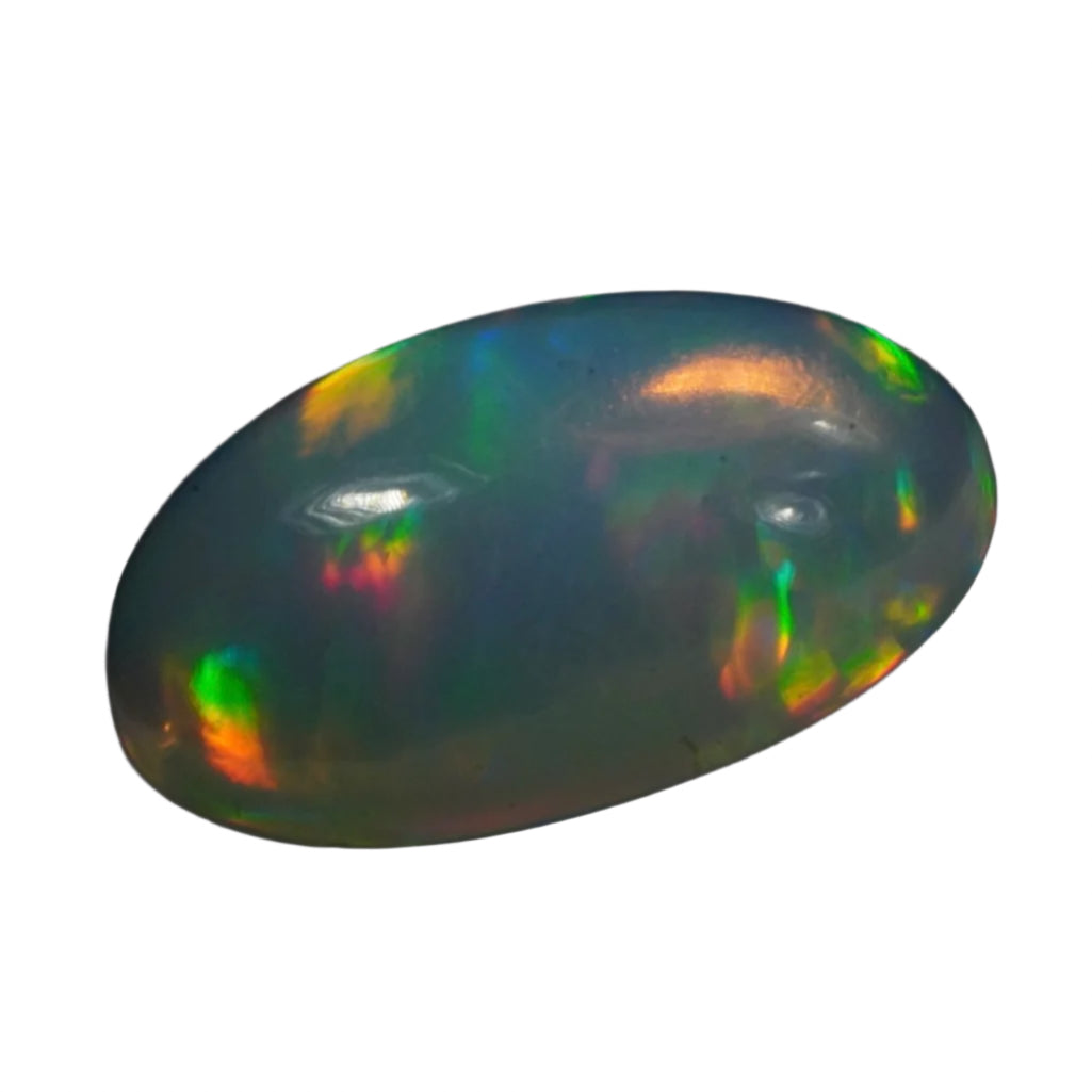 2.89 Karat spektakuläres Farbspiel, natürlicher äthiopischer Welo-Opal - Éclaire Opal