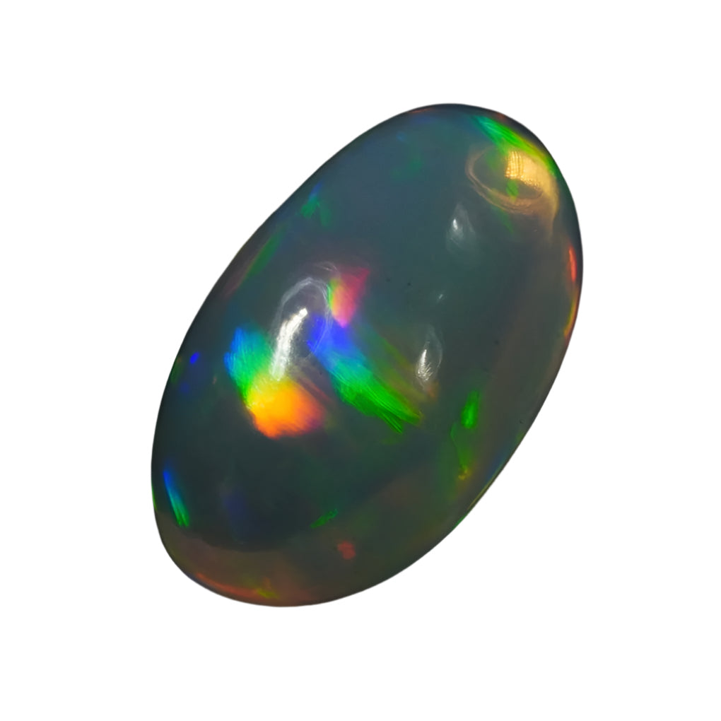 2.89 Karat spektakuläres Farbspiel, natürlicher äthiopischer Welo-Opal - Éclaire Opal