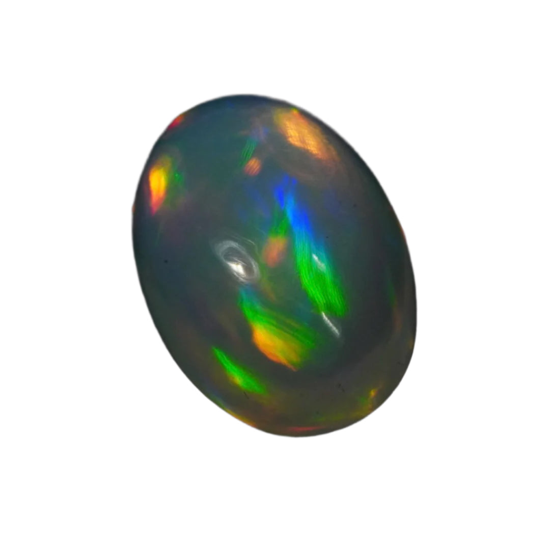 2.89 Karat spektakuläres Farbspiel, natürlicher äthiopischer Welo-Opal - Éclaire Opal