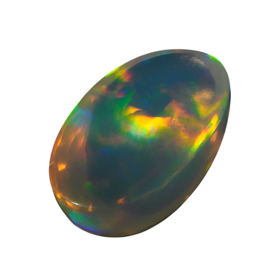 2.89 Karat spektakuläres Farbspiel, natürlicher äthiopischer Welo-Opal - Éclaire Opal
