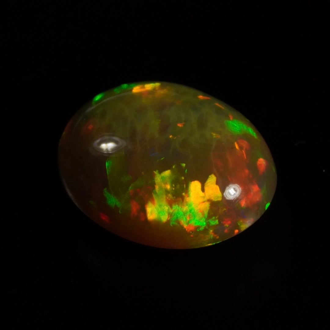 3.57 Karat traumhafter, echter äthiopischer Welo-Opal - Sépia Opal