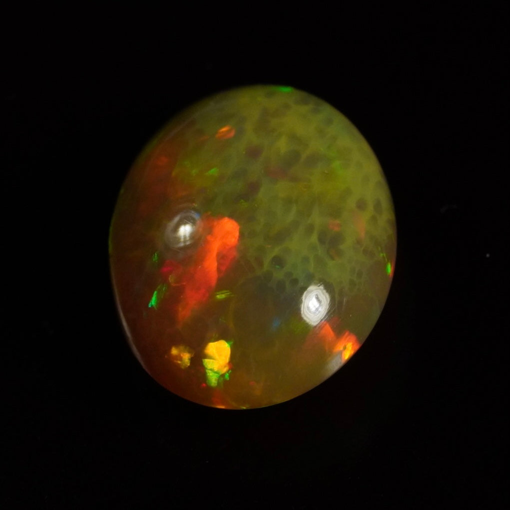 3.57 Karat traumhafter, echter äthiopischer Welo-Opal - Sépia Opal