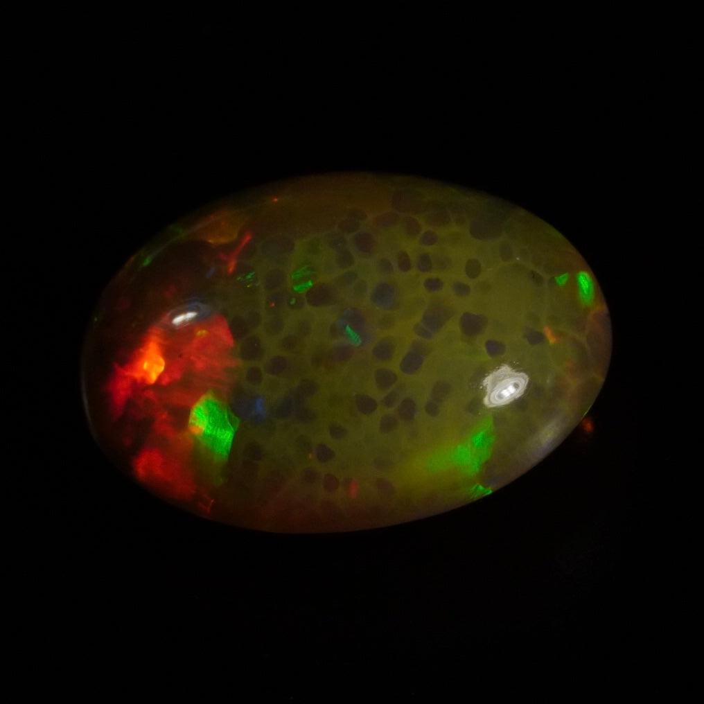3.57 Karat traumhafter, echter äthiopischer Welo-Opal - Sépia Opal