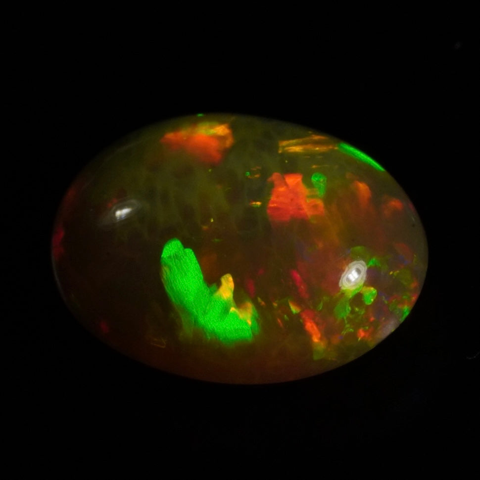 3.57 Karat traumhafter, echter äthiopischer Welo-Opal - Sépia Opal