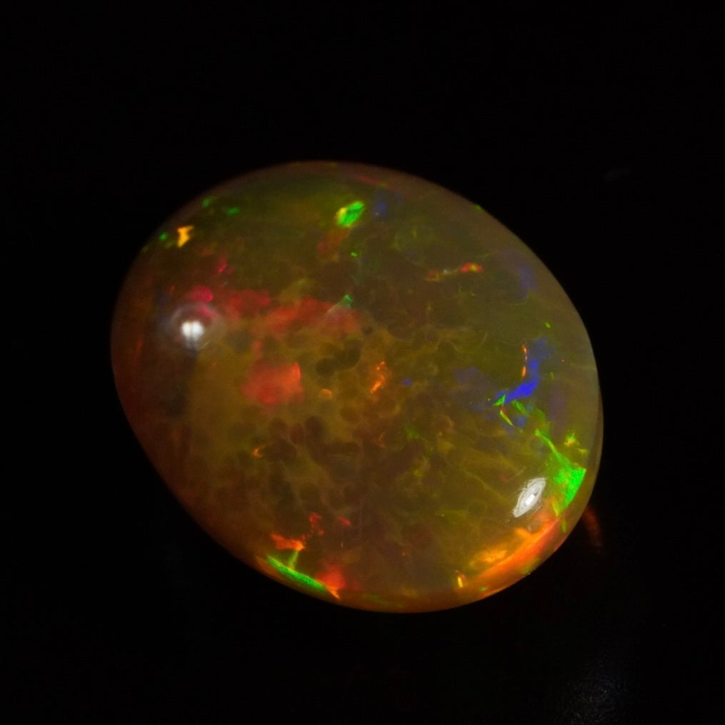 3.57 Karat traumhafter, echter äthiopischer Welo-Opal - Sépia Opal
