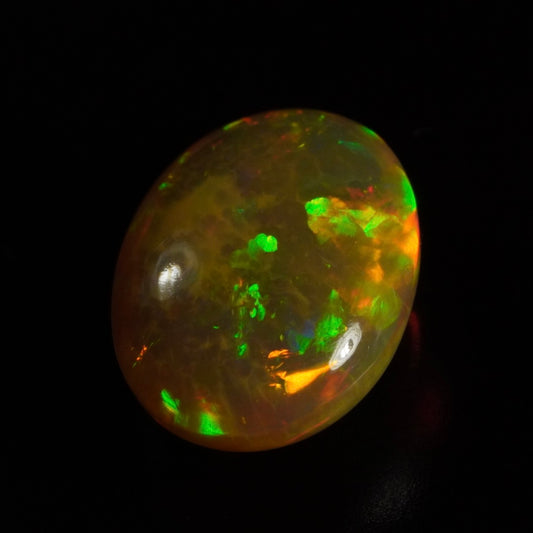 3.57 Karat traumhafter, echter äthiopischer Welo-Opal - Sépia Opal