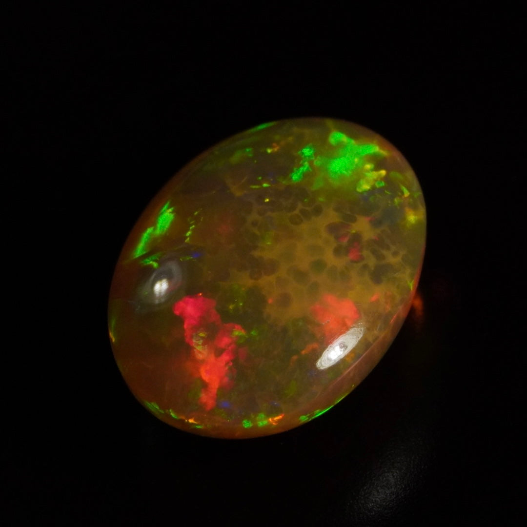 3.57 Karat traumhafter, echter äthiopischer Welo-Opal - Sépia Opal
