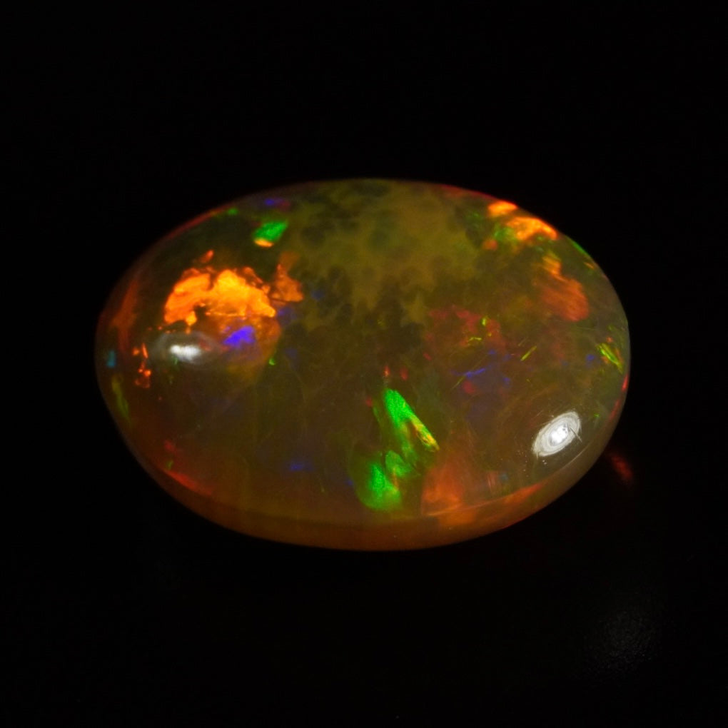 3.57 Karat traumhafter, echter äthiopischer Welo-Opal - Sépia Opal