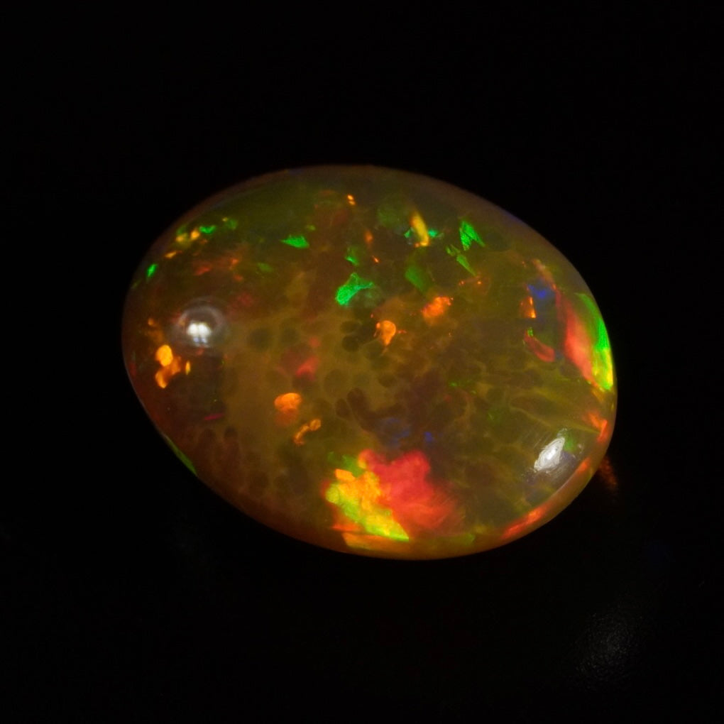 3.57 Karat traumhafter, echter äthiopischer Welo-Opal - Sépia Opal
