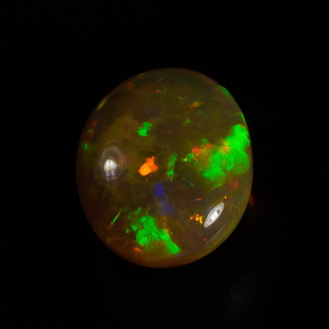 3.57 Karat traumhafter, echter äthiopischer Welo-Opal - Sépia Opal