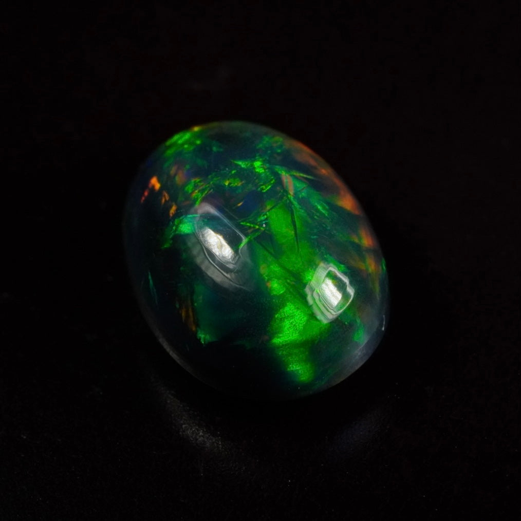 1.53 Karat traumhafter, schwarzer äthiopischer Welo Opal - Ténèbres Opal