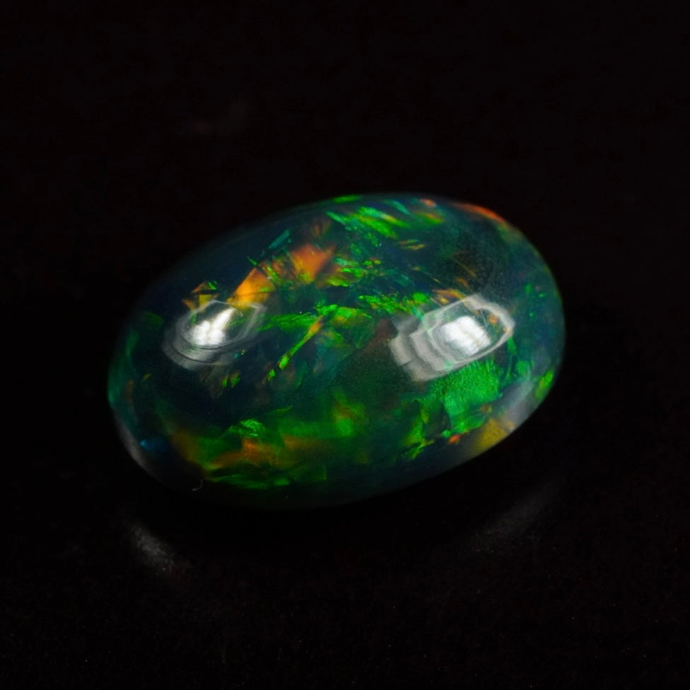 1.53 Karat traumhafter, schwarzer äthiopischer Welo Opal - Ténèbres Opal