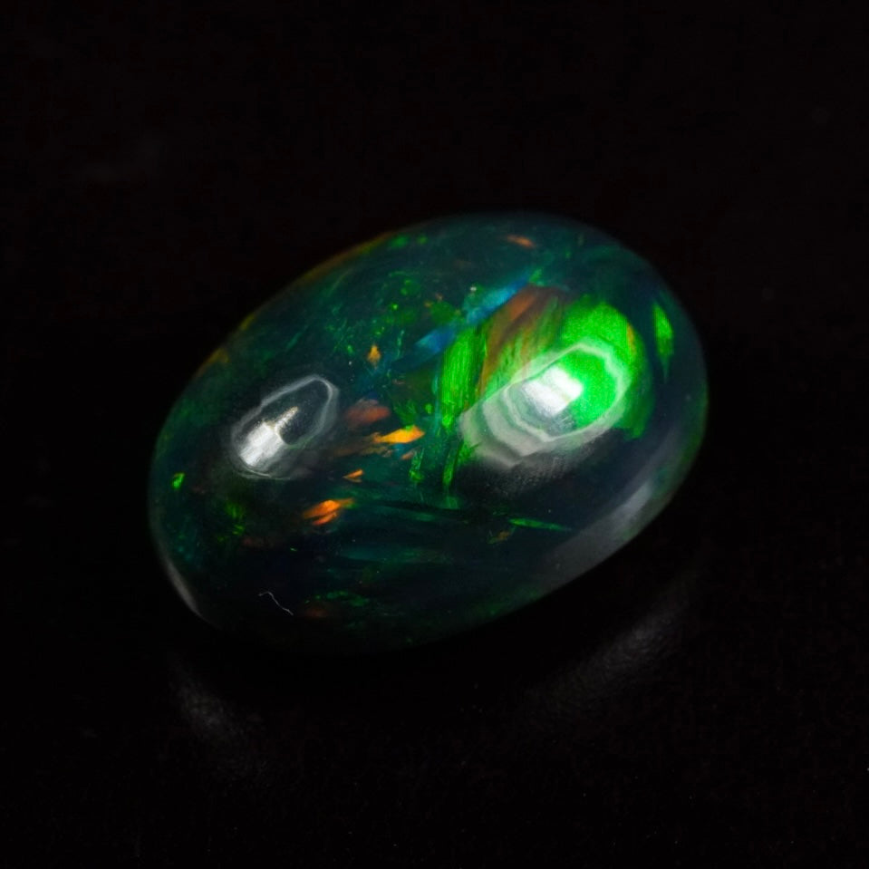 1.53 Karat traumhafter, schwarzer äthiopischer Welo Opal - Ténèbres Opal
