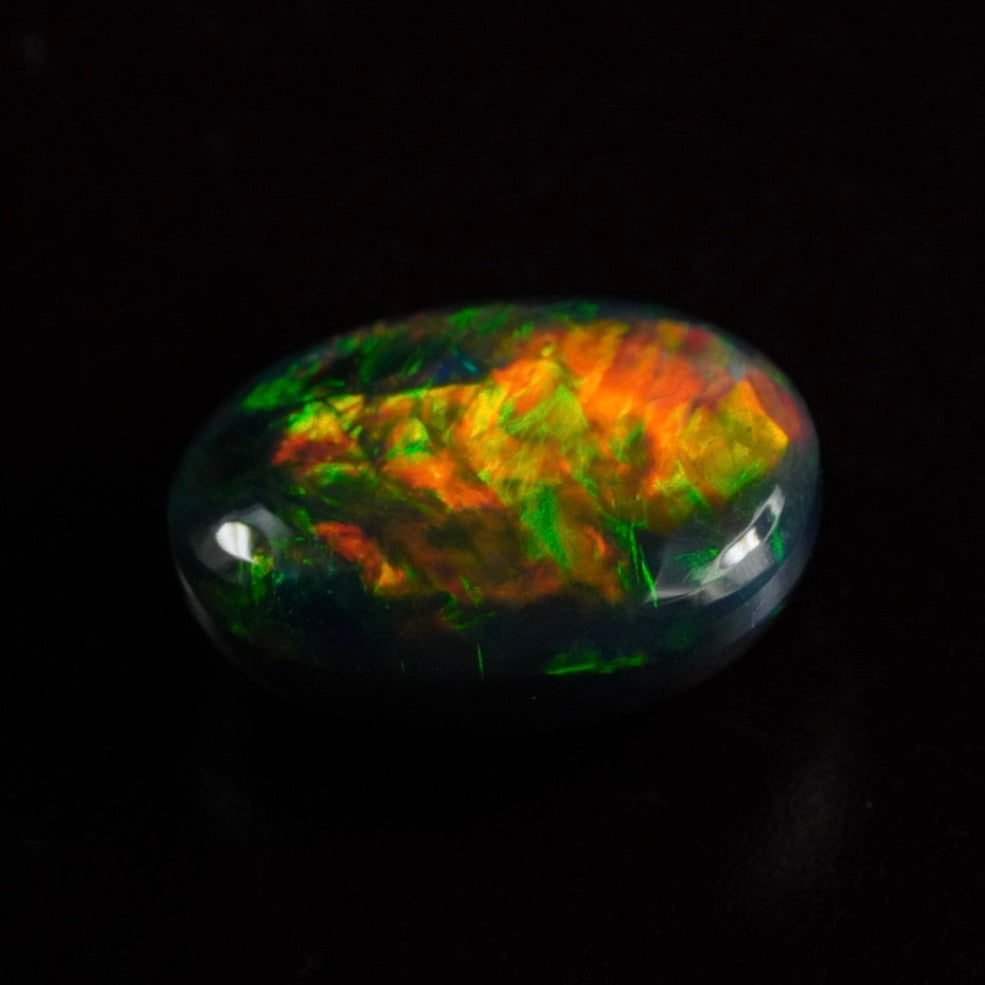 1.53 Karat traumhafter, schwarzer äthiopischer Welo Opal - Ténèbres Opal