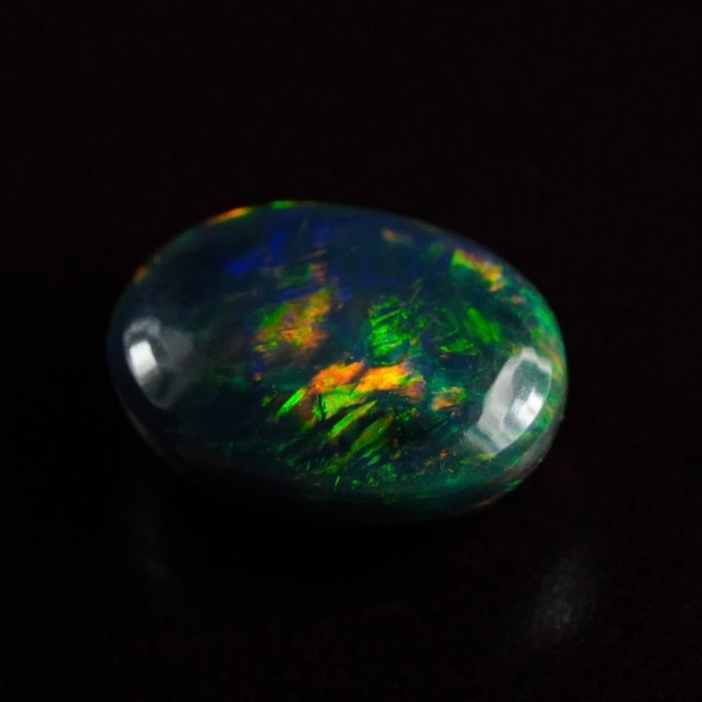 1.53 Karat traumhafter, schwarzer äthiopischer Welo Opal - Ténèbres Opal