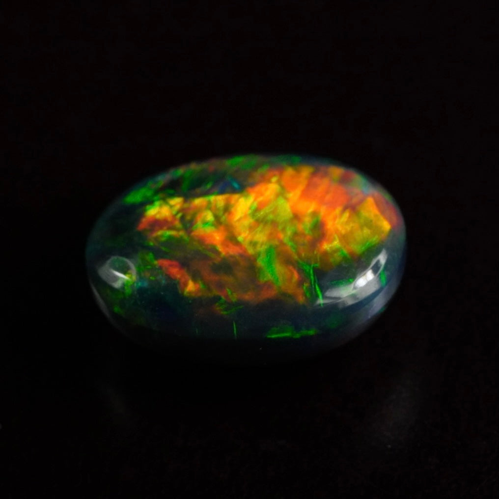 1.53 Karat traumhafter, schwarzer äthiopischer Welo Opal - Ténèbres Opal