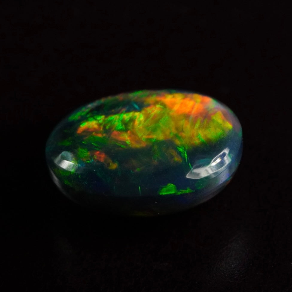 1.53 Karat traumhafter, schwarzer äthiopischer Welo Opal - Ténèbres Opal