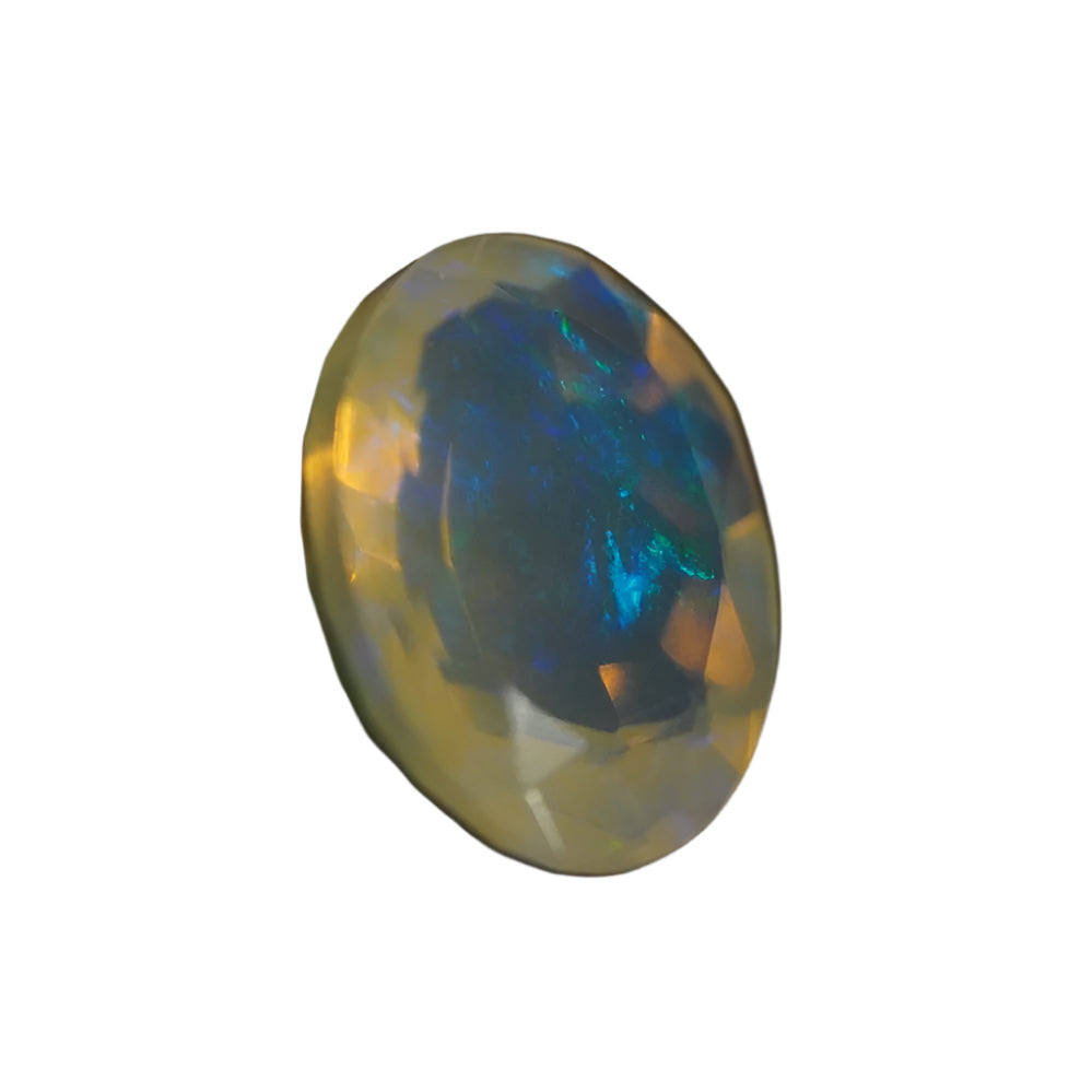 1.24 Karat wunderschöner facettierter Welo Opal - Éclaire Opal