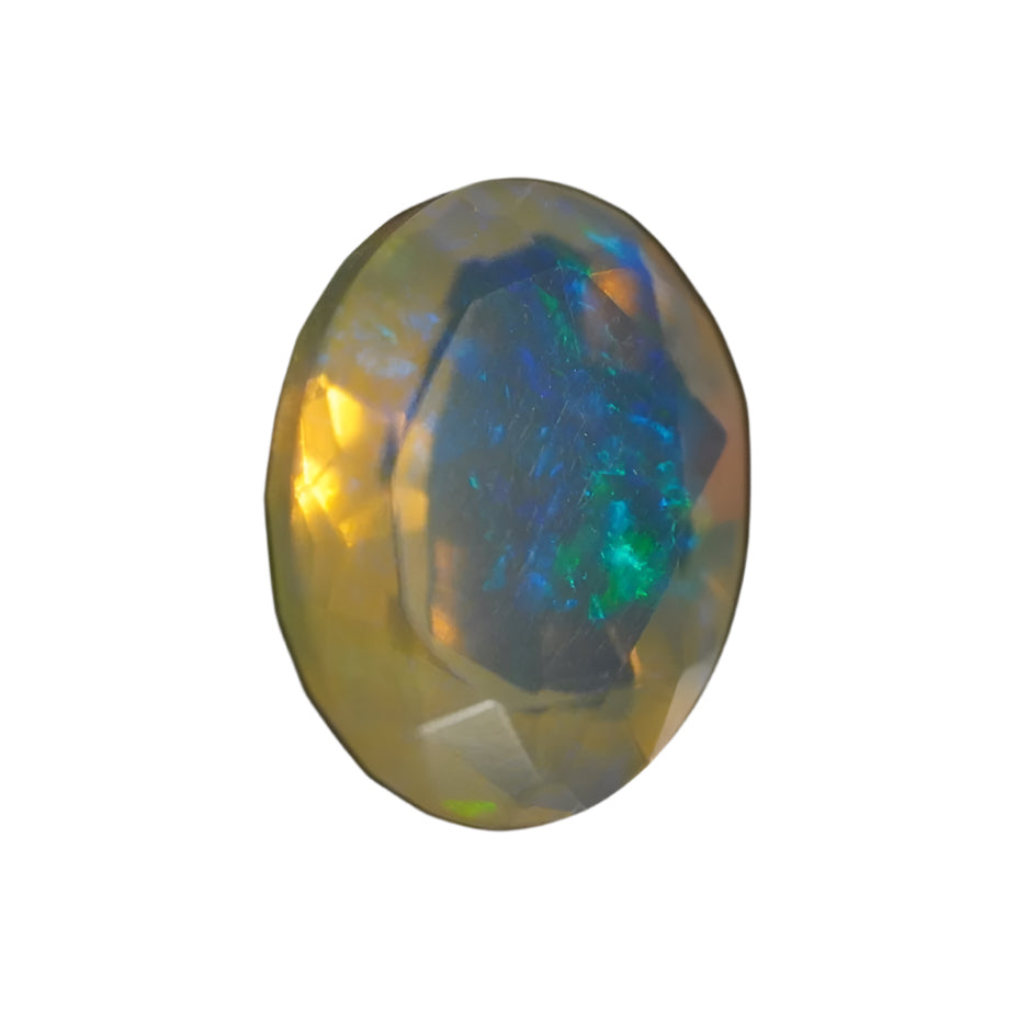 1.24 Karat wunderschöner facettierter Welo Opal - Éclaire Opal